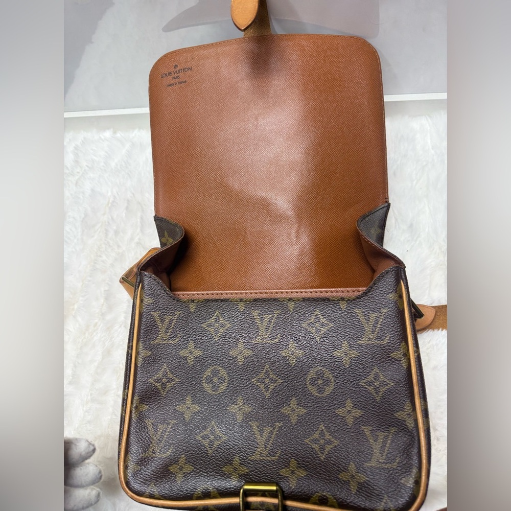 Louis Vuitton Monogram Crossbody Bag in Brown and Gold - Picture 3 of 12